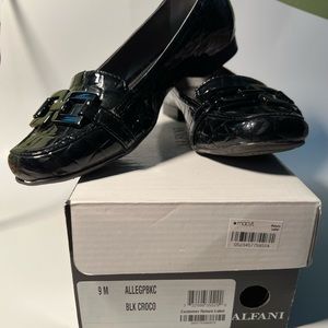 Black Croc Alfani Loafers